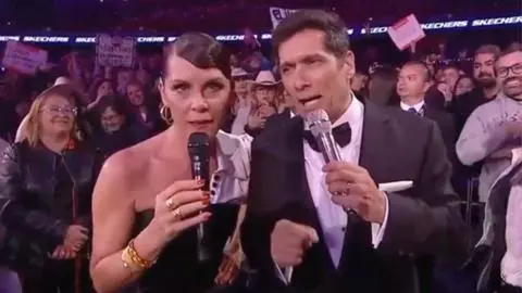 VIDEO l Paola Volpato dio que hablar tras fallido debut como animadora de la competencia folklórica en Viña 2025