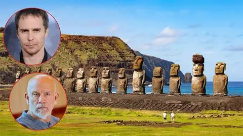 Hollywood aterriza en Isla de Pascua: John Malkovich y Sam Rockwell filmarán película sobre torturadores