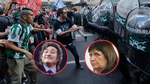 “Rebotó y por eso cambió la dirección”: Ministra Bullrich se refiere a proyectil que hirió a fotógrafo en Argentina