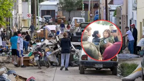 “Por lo menos mójate los pies como nosotros”: Vecinos de Bahía Blanca increpan a la ministra Bullrich en Argentina