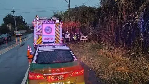Conductor muere en fatal accidente tras chocar contra un árbol en Cachapoal
