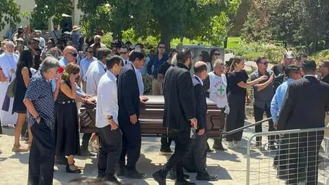Así fue la ceremonia fúnebre de Miguel “Negro” Piñera en el Parque del Recuerdo en Huechuraba