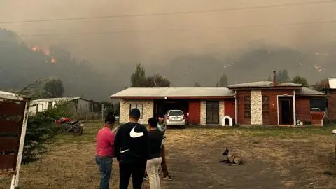 El drama de los incendios en Biobío: Familias de Hualqui en la incertidumbre y el temor