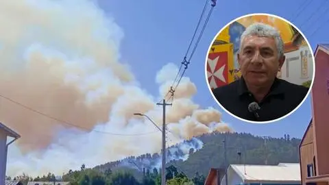 Alcalde de Hualqui denuncia intencionalidad en incendios forestales: Focos comenzaron simultáneamente