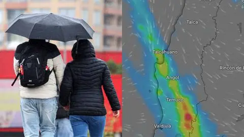 Aviso meteorológico en el Biobío: pronostican fuertes vientos y precipitaciones esta semana