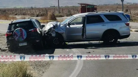 Trágica colisión frontal: Dos mujeres fallecen y siete personas resultan heridas tras grave accidente de tránsito en Ovalle