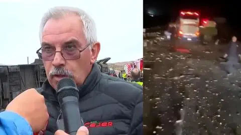 “Alcanzamos a gritar, pero ya era tarde”: Chofer de bus volcado revela detalle clave sobre trágico accidente en Coquimbo