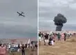 Avioneta cayó en medio de una exhibición: Grave accidente deja una persona fallecida durante espectáculo aéreo en Sudáfrica