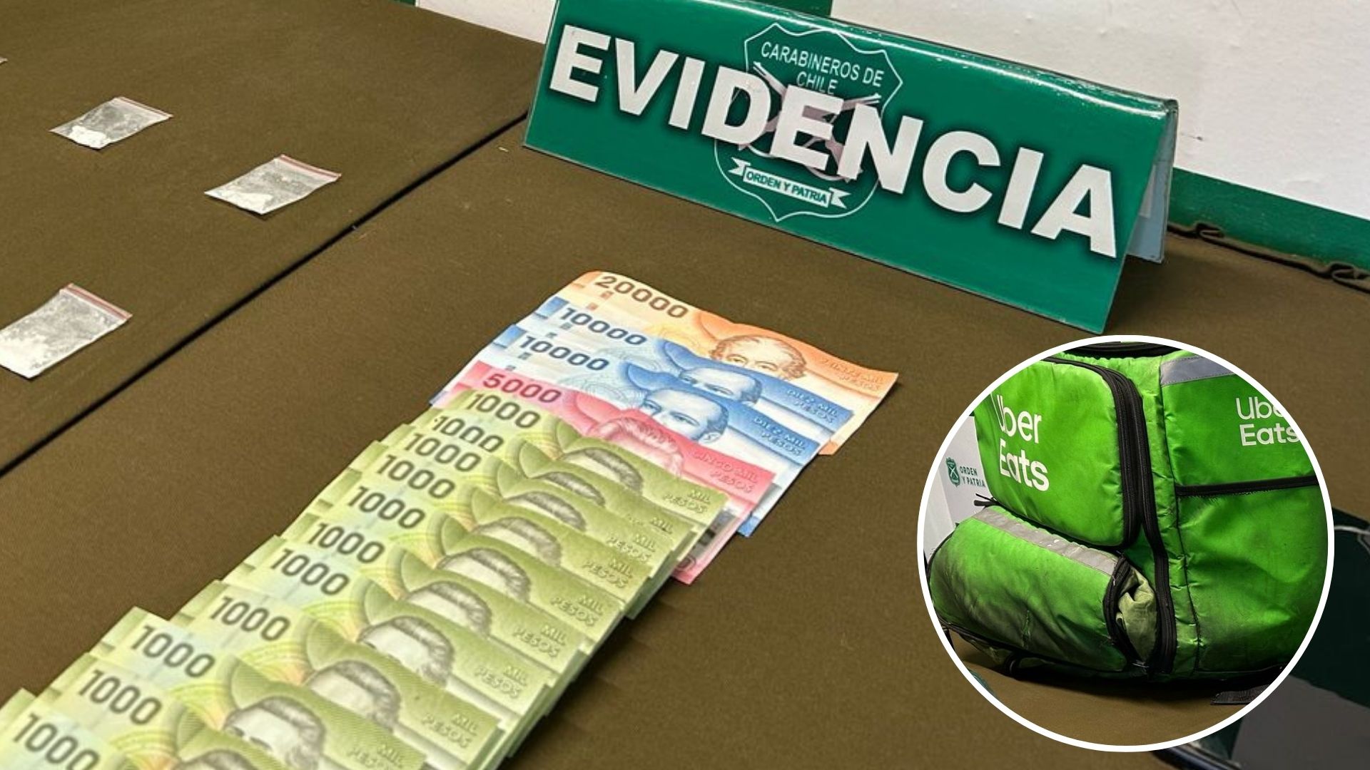 Fingían ser repartidores de comida rápida: Carabineros refuerzan seguridad en el Festival REC y detienen a dos personas por tráfico de drogas