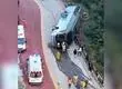 Volcamiento de bus en Panguipulli deja al menos 10 heridos