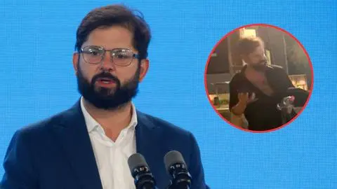 “La desinformación es un peligro”: Presidente Boric desmiente haber estado ebrio en imagen ampliamente compartida