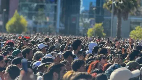 Así avanza la segunda jornada del REC en el Parque Bicentenario de Concepción