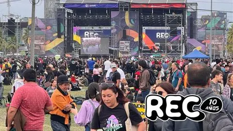 Segunda jornada del REC 2025: Revisa artistas, escenarios, horarios y locomoción para hoy domingo 16 de marzo