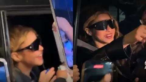 “Chile!! Estoy aquí!!”: Shakira arriba al país para presentarse en el Estadio Nacional y comparte con fanáticos