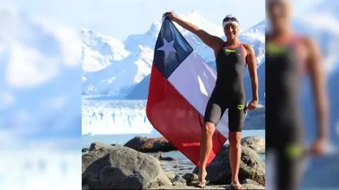 Carmen Ortega, nadadora tomecina de aguas gélidas realizará exigente hazaña: Cruzará canal Beagle desde Chile hasta Argentina