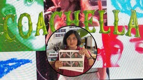 Artista de Concepción proyectó sus animaciones en Coachella: Uno de los festivales más grandes de Estados Unidos