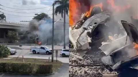 Tres fallecidos y un herido dejó caída de avioneta en Estados Unidos