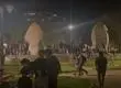 Fiesta clandestina en Parque Almagro termina con agresiones a funcionarios municipales