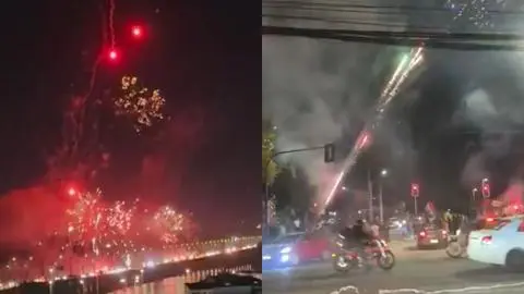 Reportan múltiples fuegos artificiales en distintas comunas de Chile por el aniversario de Colo Colo: Entre ellas Concepción