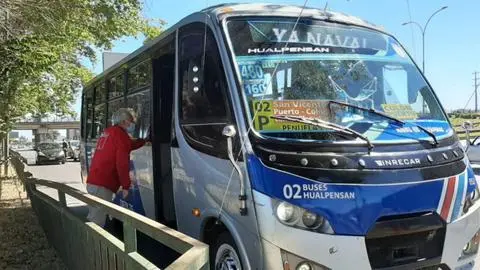 Histórica línea de buses de Talcahuano busca llegar hasta el Mall Plaza del Trébol