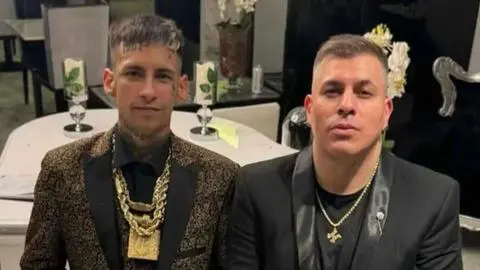 Captan a famoso cantante urbano L-Gante a los golpes con su mánager en plena vía pública de Buenos Aires
