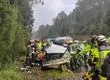 Dos personas fallecieron tras colisión frontal de un auto con un camión en la ruta entre Valdivia y Paillaco
