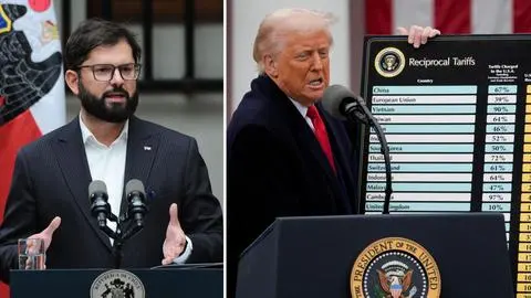 Boric lamenta aranceles de Trump para Chile pero celebra que cobre y madera no estén incluidos: “Son productos importantes”