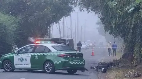 Camioneta colisionó con una moto: Conductor fallece tras accidente de tránsito en ruta de Llay Llay