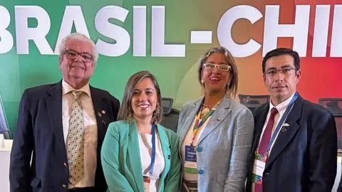 La nieve de Chile brilla en la Gira Presidencial a Brasil
