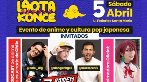 La Otakonce celebra su primer aniversario: El evento de anime y cultura japonesa se toma Concepción