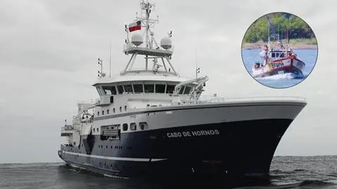 Armada explica porque el buque Cabo de Hornos recién se suma a la búsqueda de desaparecidos del ‘Bruma’