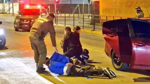 Cuatro detenidos tras caótico control policial en La Serena: Intentaron atropellar a un carabinero