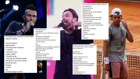 Comentar recetas en Instagram: Las celebridades que han sido “víctimas” del repudio de los chilenos