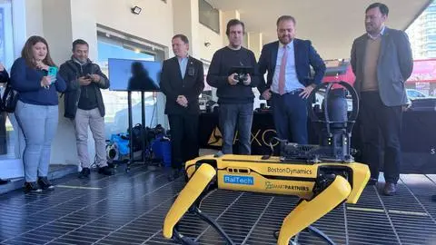 La visita de Spot, el perro robot a Concepción: Nuevas tecnologías para la seguridad en Chile