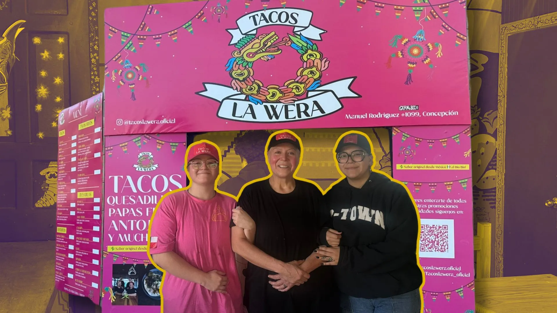 Tacos La Wera logró abrir su primer local en Concepción tras atender por años en un carrito