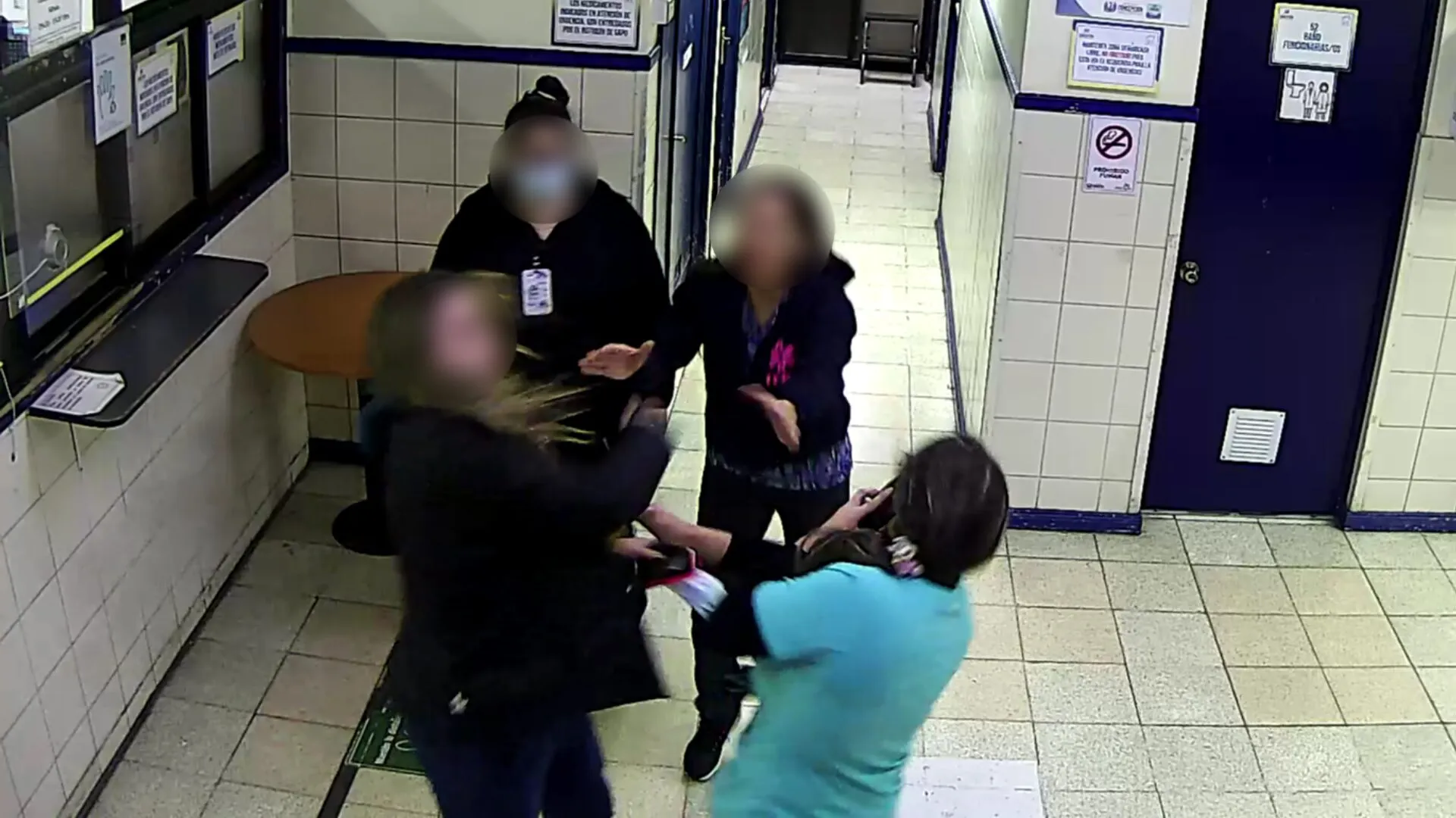 Funcionaria de salud sufre brutal golpe en Concepción: usuaria le dio un “mangazo” tras negarse a dar identidad