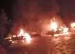 Ataque incendiario en Los Sauces: Queman cinco camionetas y tres maquinarias en fundo de CMPC