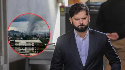 Tras presencia de tornado en Puerto Varas: Presidente Boric afirma que están “todas las autoridades regionales desplegadas”