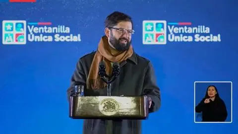 Presidente Boric anuncia cambio de residencia a San Miguel durante lanzamiento de plataforma social