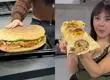 “Comida mutante”: Joven chilena se viraliza en TikTok con sus completos y hamburguesas XXL
