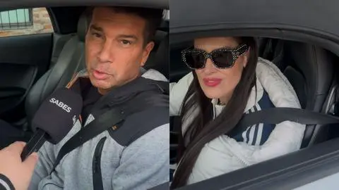 Adriana Barrientos y Mario Velasco reaccionaron fríamente a los cuestionamientos de Claudia Schmidt