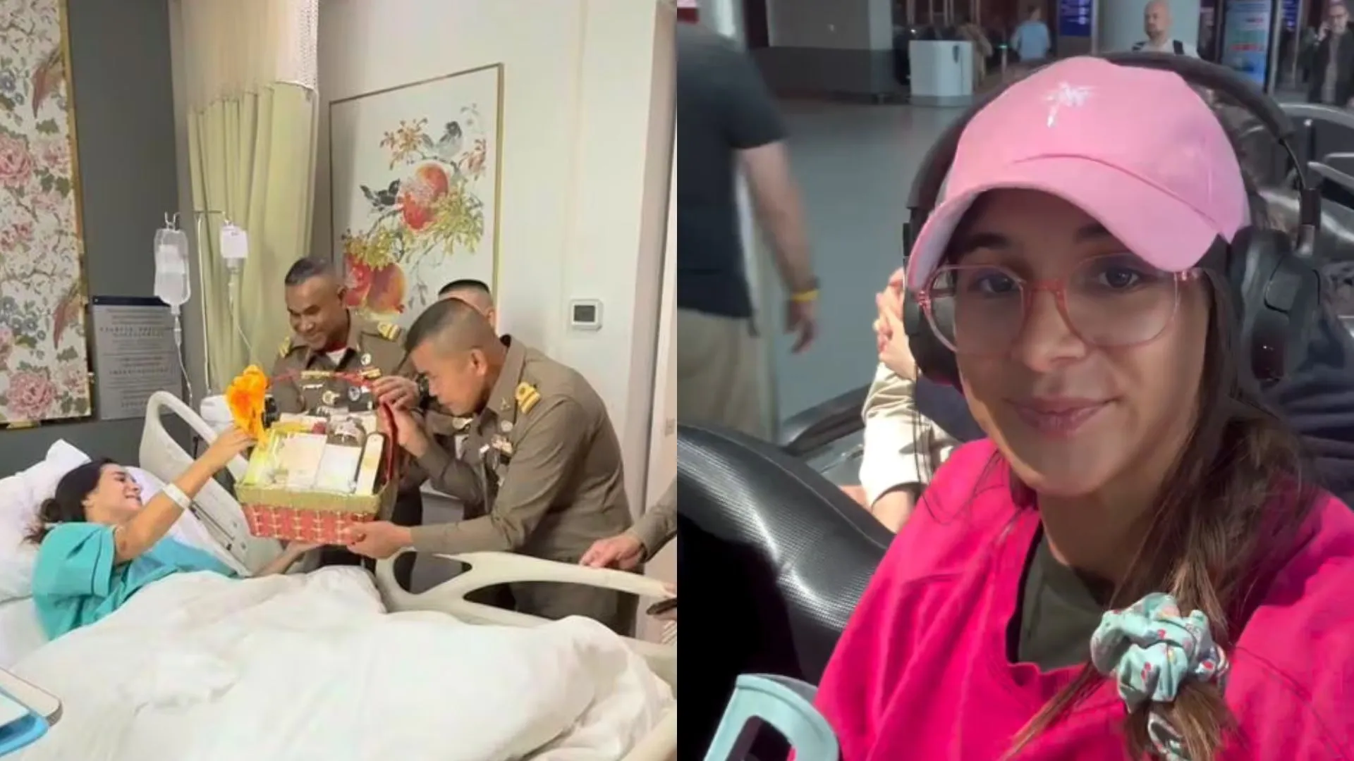 Influencer chilena es atropellada por militares en Tailandia: Soldados se disculparon con ella en el hospital