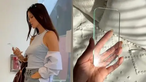 ¿Un celular transparente?: Tiktoker explicó qué es el aparato que se viralizó en redes