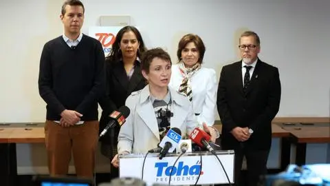 Con Lagos Weber, Mirosevic y Ana Lya Uriarte: Carolina Tohá presenta su comando de campaña presidencial