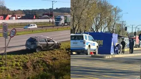 Uno camino a Penco y otro en Avenida Colón: Gran Concepción registra dos graves accidentes de tránsito