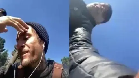 Quedó grabado: Cantante de Niño Cohete sufrió robo en plena entrevista en Concepción