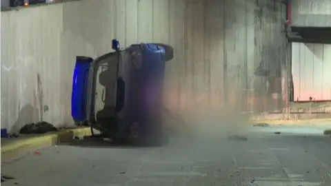 Volvían de una fiesta: 1 fallecido y 5 heridos dejó fatal accidente en la Costanera Norte de Recoleta