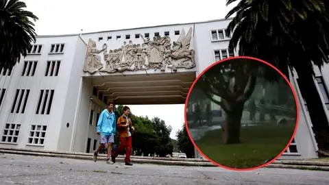 Carabineros desaloja toma de la UdeC tras petición de la misma universidad: Acusaron daños a Monumento Histórico Nacional