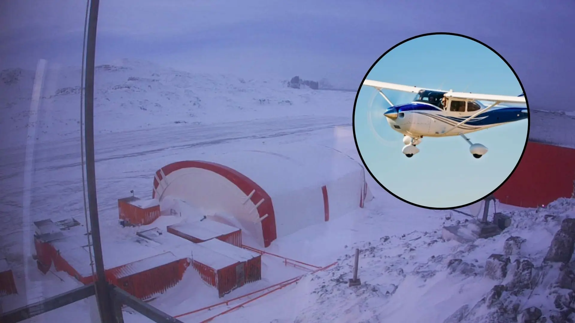 Piloto aterrizó sin autorización en la Antártica y quedó detenido tras operativo de emergencia