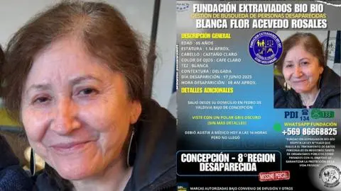 PDI inicia diligencias por desaparición de mujer del sector de Pedro de Valdivia en Concepción